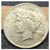 q1923-D Peace Dollar VF