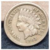1863 Indian Head Cent VG