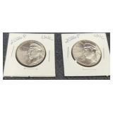 (2) 2026-1776 Statue Of Liberty Half Dollar Unc.