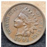 1901 Indian Head Cent VF