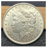 1880 Morgan Dollar AU