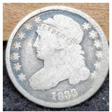 1833 Capped Bust Dime VG