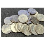 (26) Kennedy Half Dollars 1971 inc/ Bicentennial