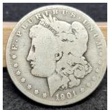 1901-O Morgan Dollar F
