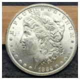 1884-CC Morgan Dollar Unc.