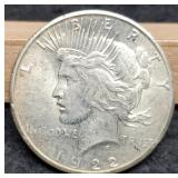 1922-S Peace Dollar XF40