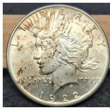 1922 Peace Dollar XF