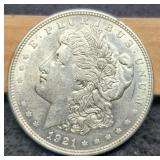 1921-D Morgan Dollar Unc.