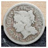 1865 Three Cent