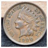 1900 Indian Head Cent XF