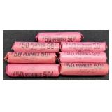 (7) Estate Rolls L. Cents Marked "Old"