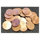 Lot w/ 21 German Euro 2 Cent