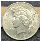 1923 Peace Dollar XF