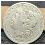 1884-O Morgan Dollar VF