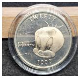 1999 "Tweety" Dollar Size Medallion