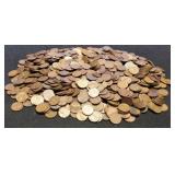Lot Of 1,000 Copper L. Cents 1959-1982