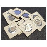 (10) 1972-D J. Nickels Unc.