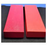 (2) 2x2 Coin Storage Boxes, Each Double Row Box