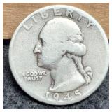 1945-D W. Quarter