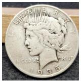 1935-S Peace Dollar VG