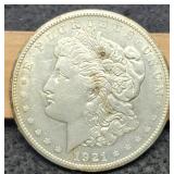 1921-S Morgan Dollar XF