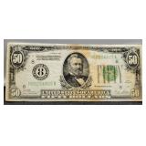 1928 $50 FR Note "Redeemable In Gold"