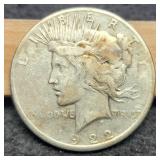 1922-S Peace Dollar VG