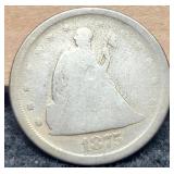 1875-S Twenty Cent