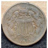 1864 Two Cent