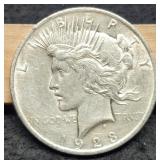 1923 Peace Dollar AU
