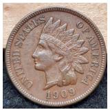 1909 Indian Head Cent XF