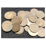 (30) Indian Head Cents Back To 1881