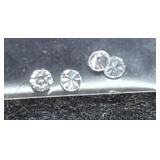4 Small Diamonds Size 1.4