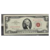 1963 $2 Red Seal Note Unc.