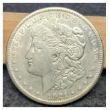 1921-S Morgan Dollar AU