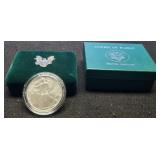 1995 Silver Eagle In Capsule & Mint Case