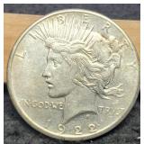 1922-S Peace Dollar VF