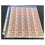 Full Sheet Of 40 .29 Cent "Elvis" Stamps
