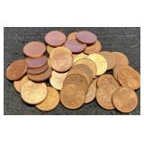 Lot w/ 42 German 5 Cent Euro