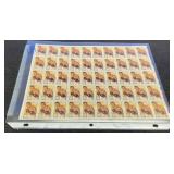 Full Sheet Of 50 .29 Cent "Joe Louis" Stamps