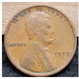 1909 VDB L. Cent VF