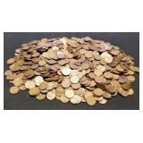 Lot w/ 1,000 Copper L. Cents 1959-1982