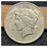 1923-D Peace Dollar XF