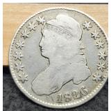 1826 Capped Bust Half Dollar
