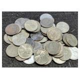 (50) 1943 Steel War Cents