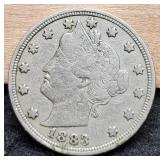 1883 No Cents V Nickel F