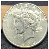 1923-S Peace Dollar XF