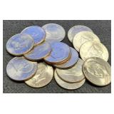 (15) 1976 Ike Bicentennial Dollars