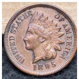 1895 Indian Head Cent XF+