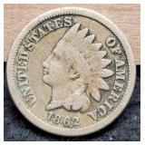 1862 Indian Head Cents VG